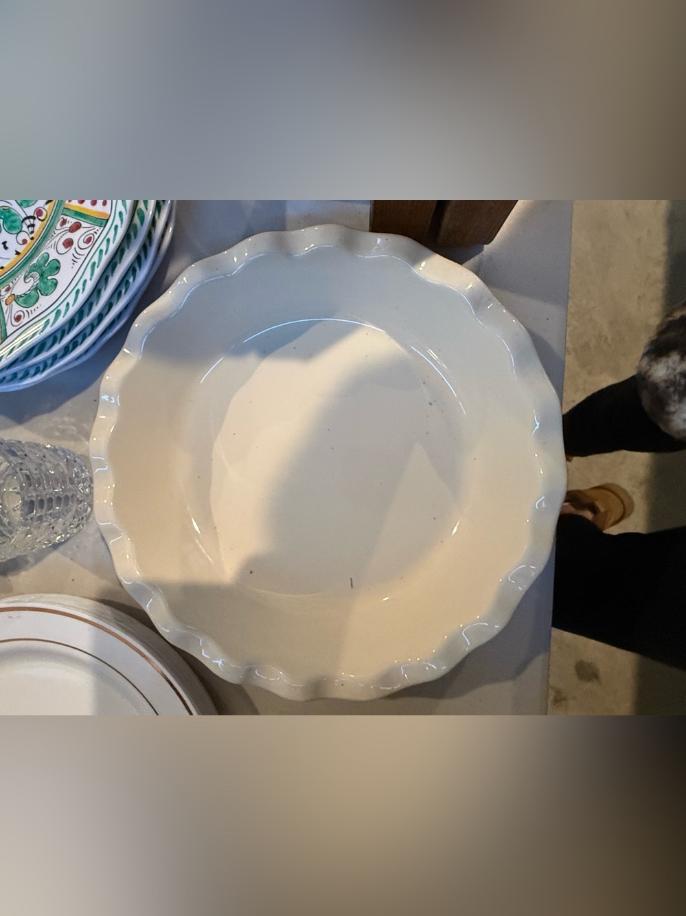Emile Henry Ceramic Marked Dish — France Stamp